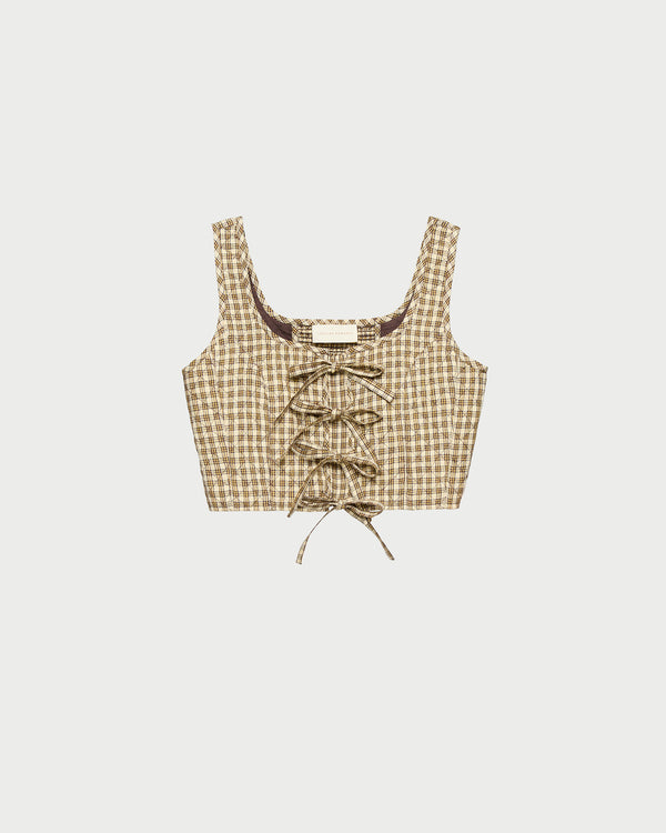 Loeffler Randall Callista Tie−Front Vest