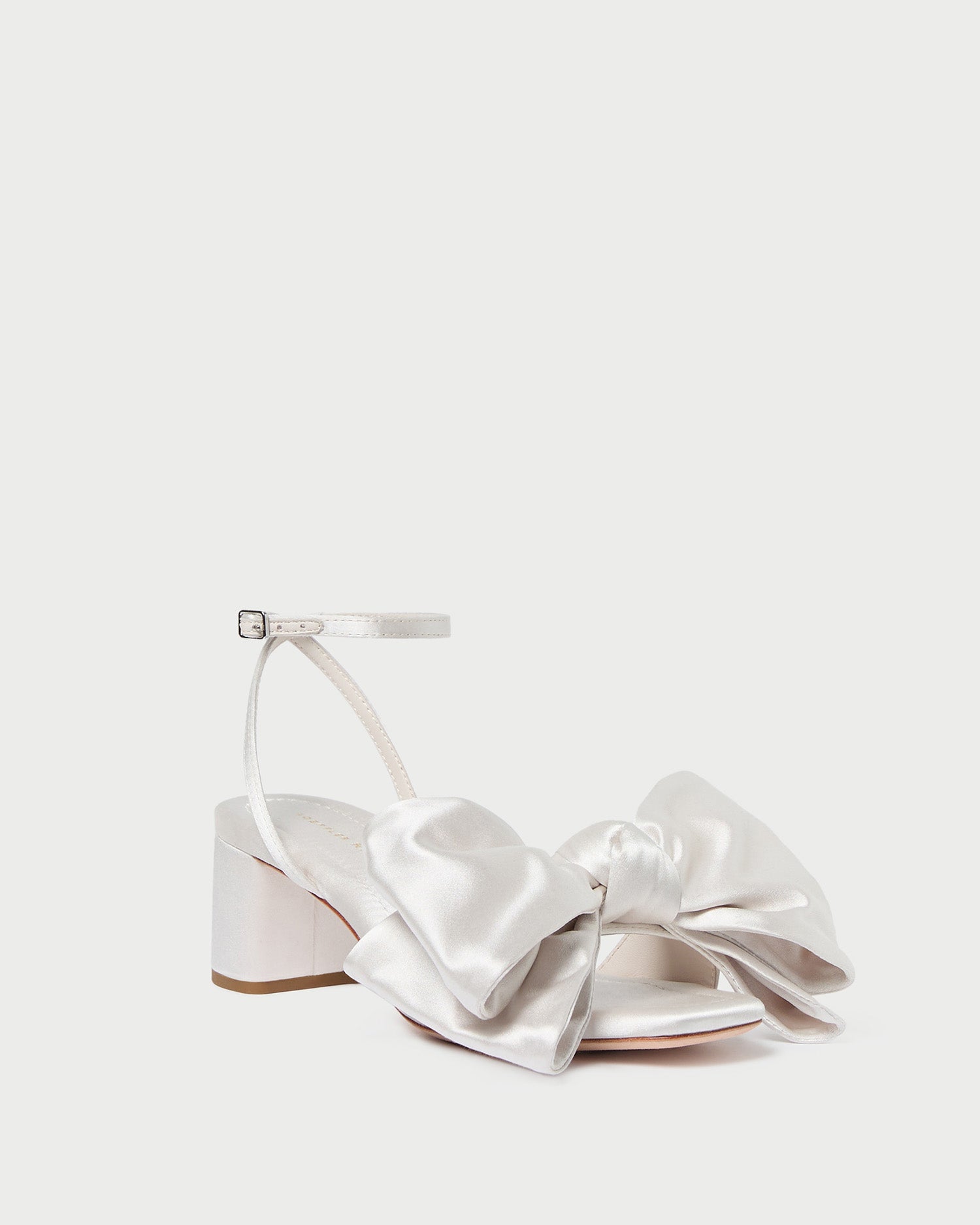 loeffler randall Carmen Cream Satin Bow Sandal
