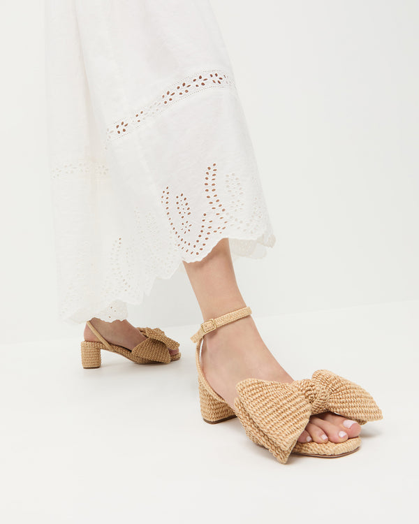 Loeffler Randall Carmen Natural Bow Sandal
