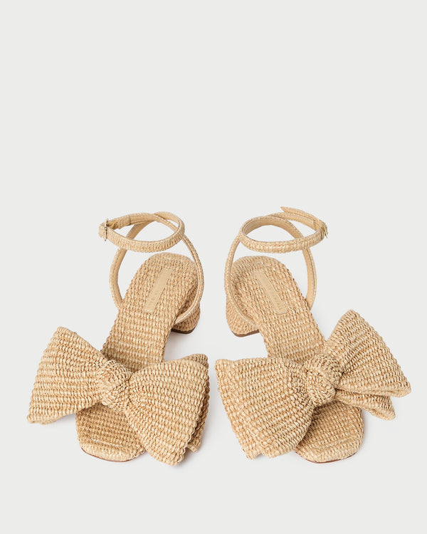 Loeffler Randall Carmen Natural Bow Sandal