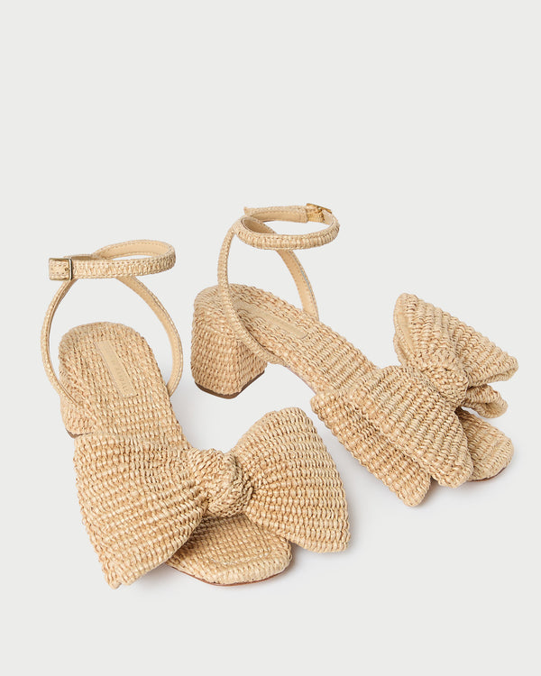 Loeffler Randall Carmen Natural Bow Sandal