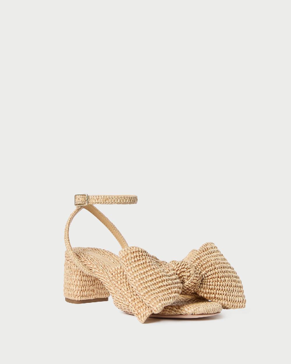 loeffler randall Carmen Natural Bow Sandal