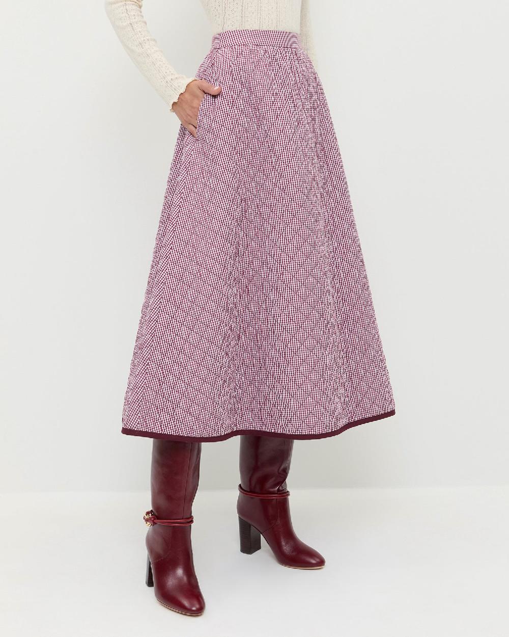 loeffler randall Clara Quilted Skirt