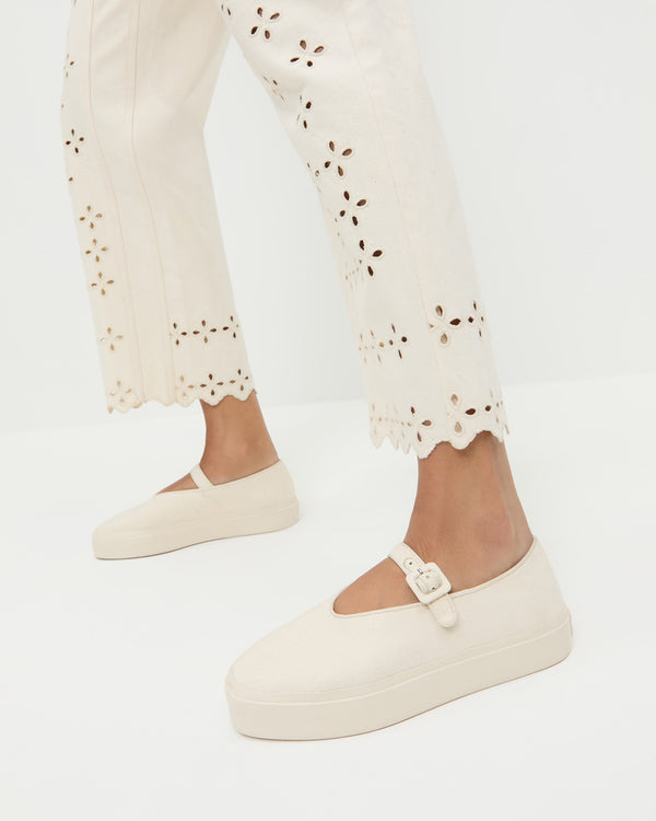 Loeffler Randall Cooper Natural Mary Jane Sneaker