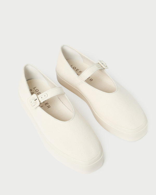Loeffler Randall Cooper Natural Mary Jane Sneaker
