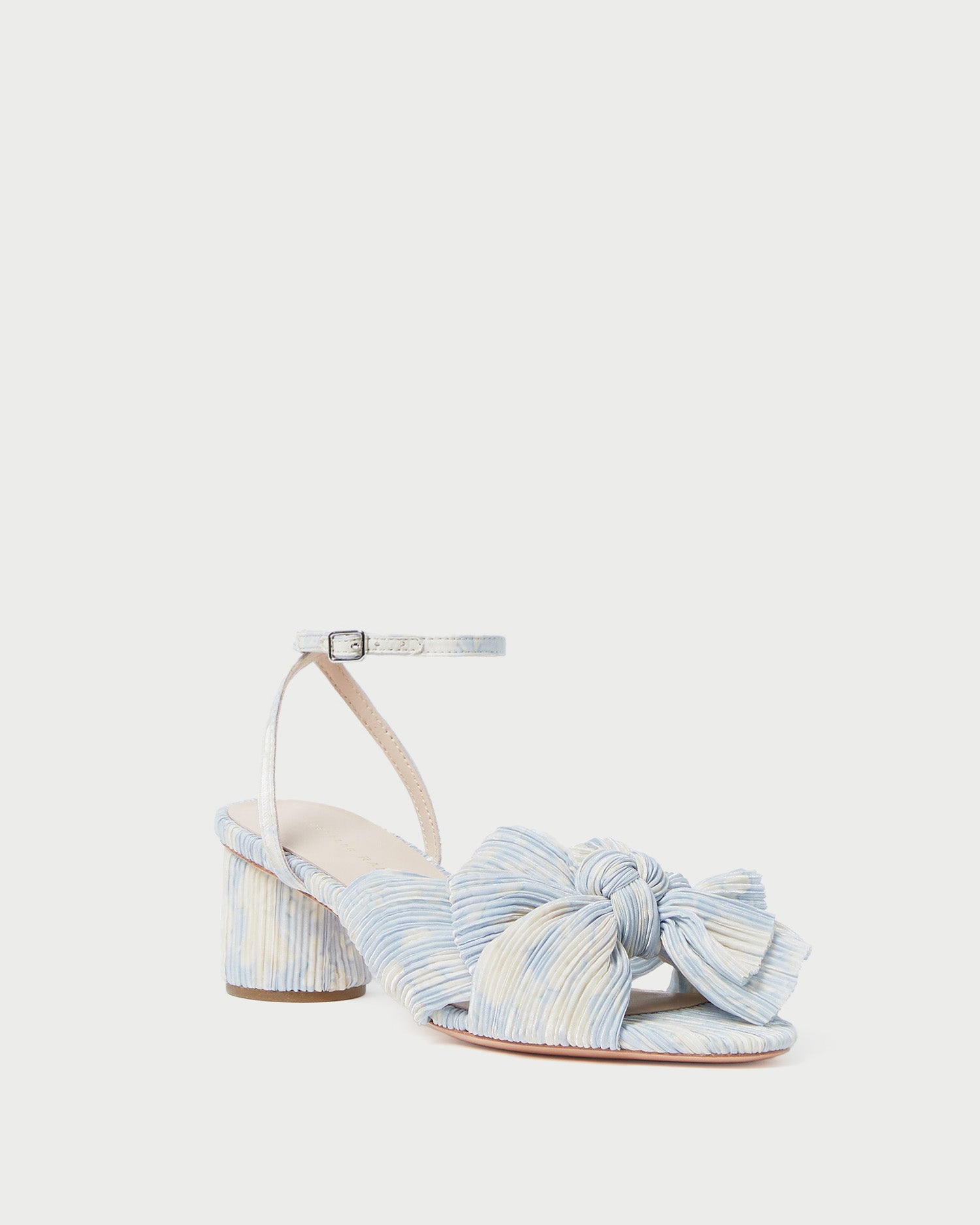 loeffler randall Dahlia Blue Floral Bow Heel