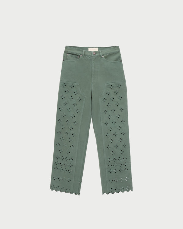 Loeffler Randall Demi Embroidered Pant