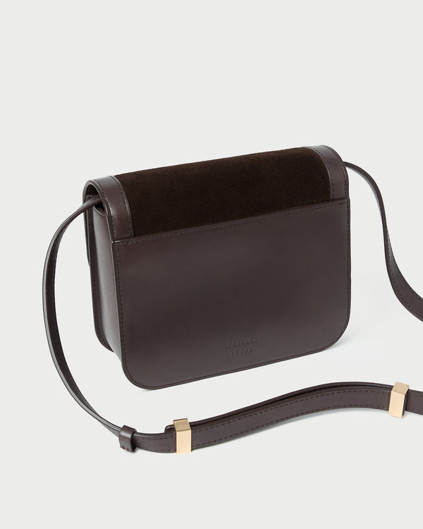Loeffler Randall Desi Brown Suede Crossbody