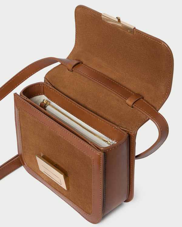 Loeffler Randall Desi Cacao Suede Crossbody