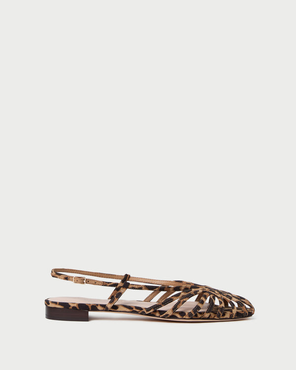 Loeffler Randall Devon Leopard Slingback Sandal