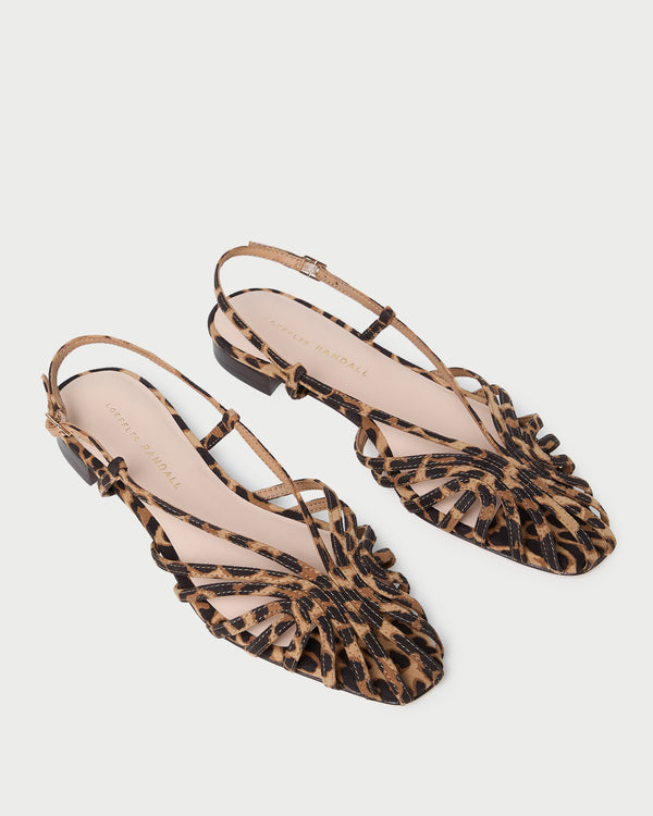 Loeffler Randall Devon Leopard Slingback Sandal