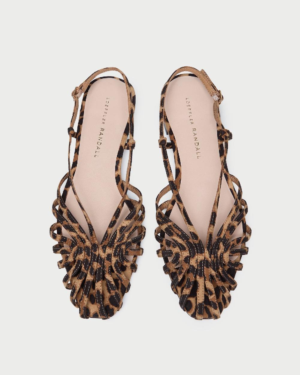loeffler randall Devon Leopard Slingback Sandal