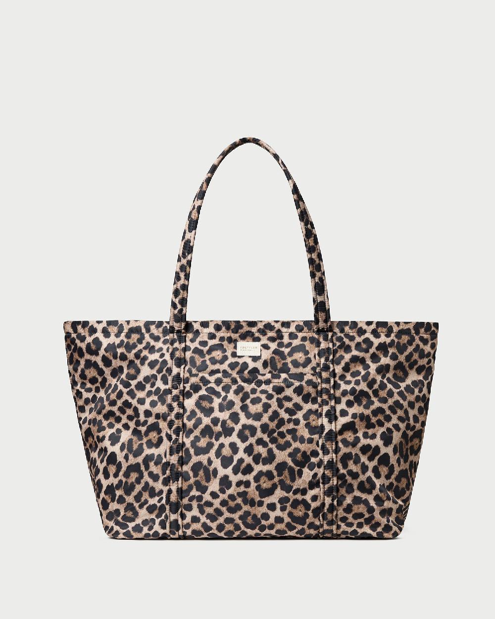 loeffler randall Dina Brown/Leopard Travel Tote