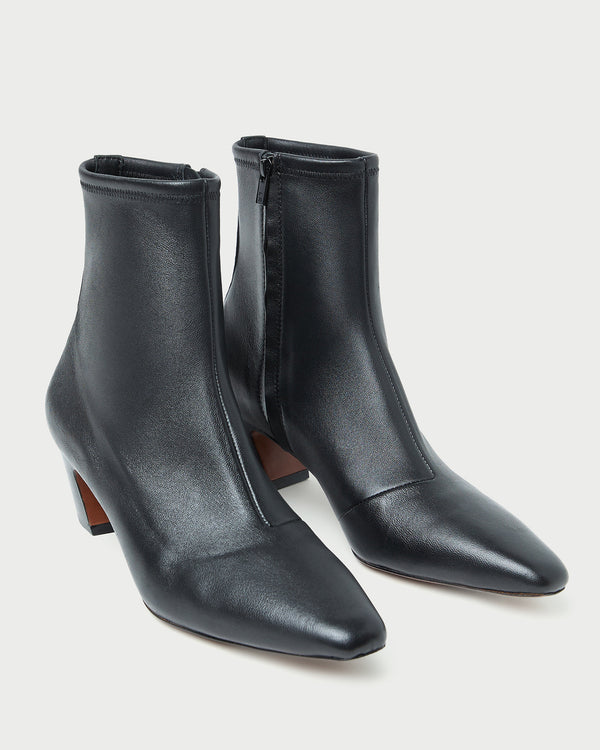 Loeffler Randall Doria Black Leather Ankle Boot