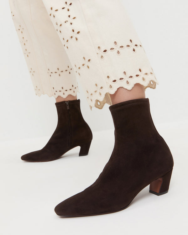 Loeffler Randall Doria Brown Suede Ankle Boot