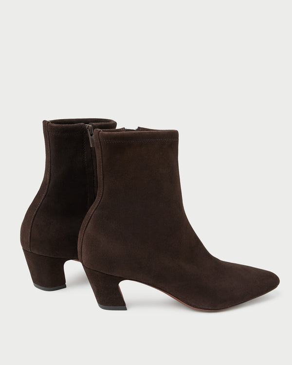 Loeffler Randall Doria Brown Suede Ankle Boot