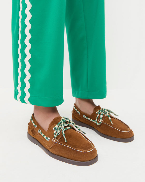 Loeffler Randall Franco Cacao Suede Boat Shoe