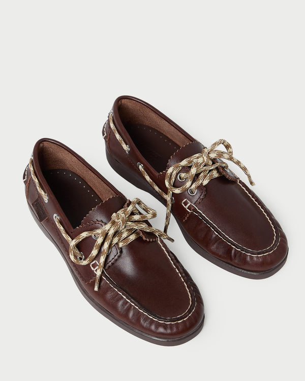 Loeffler Randall Franco Espresso/Butter Boat Shoe