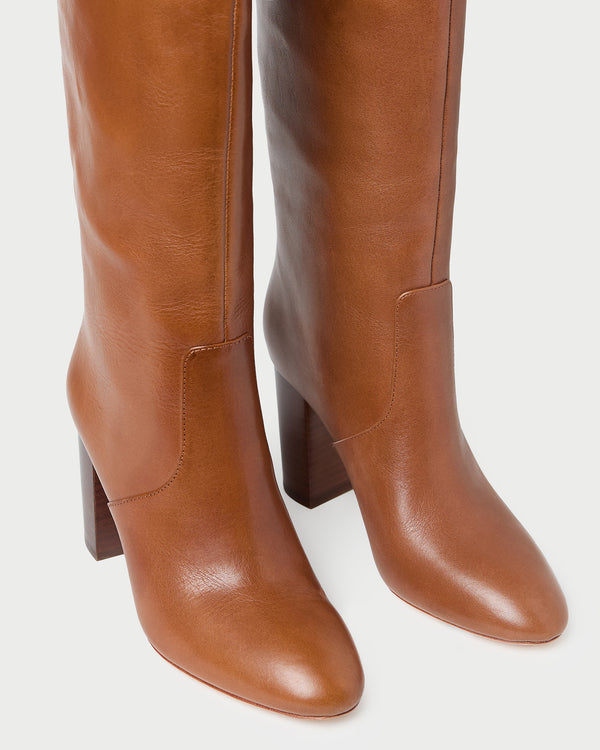 Loeffler Randall Goldy Safari Leather Tall Boot