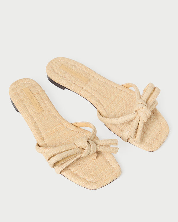 Loeffler Randall Hadley Natural Bow Sandal
