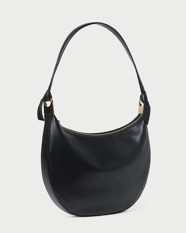 Loeffler Randall Harlow Black Leather Shoulder Bag