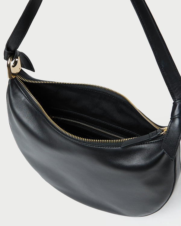 Loeffler Randall Harlow Black Leather Shoulder Bag