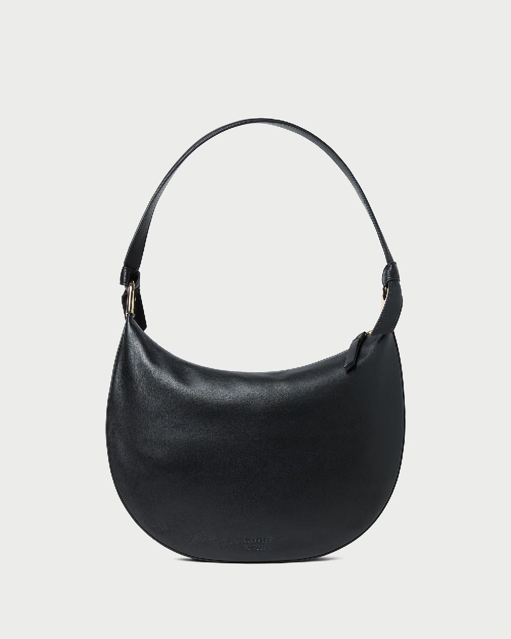loeffler randall Harlow Black Leather Shoulder Bag