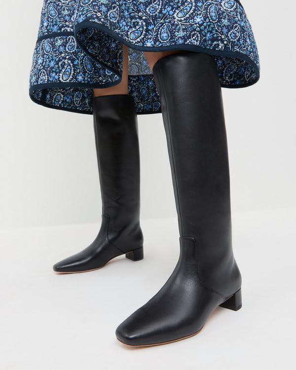 Loeffler Randall Indy Black Leather Tall Boot