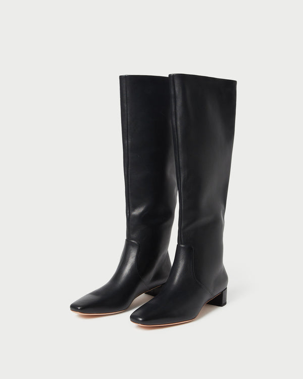 Loeffler Randall Indy Black Leather Tall Boot