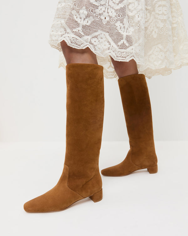 Loeffler Randall Indy Cacao Suede Tall Boot