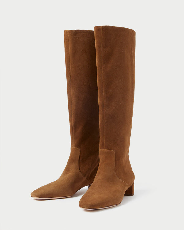 Loeffler Randall Indy Cacao Suede Tall Boot