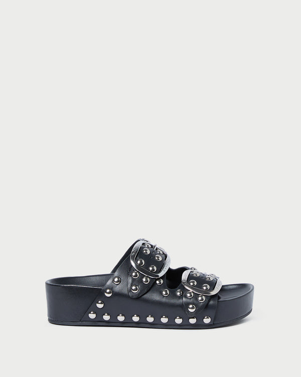 Loeffler Randall Jack Black Studded Sandal