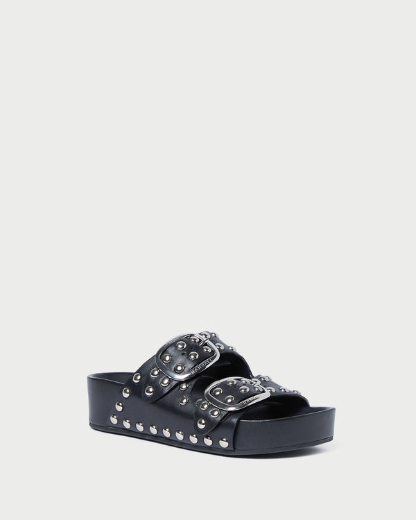 Loeffler Randall Jack Black Studded Sandal