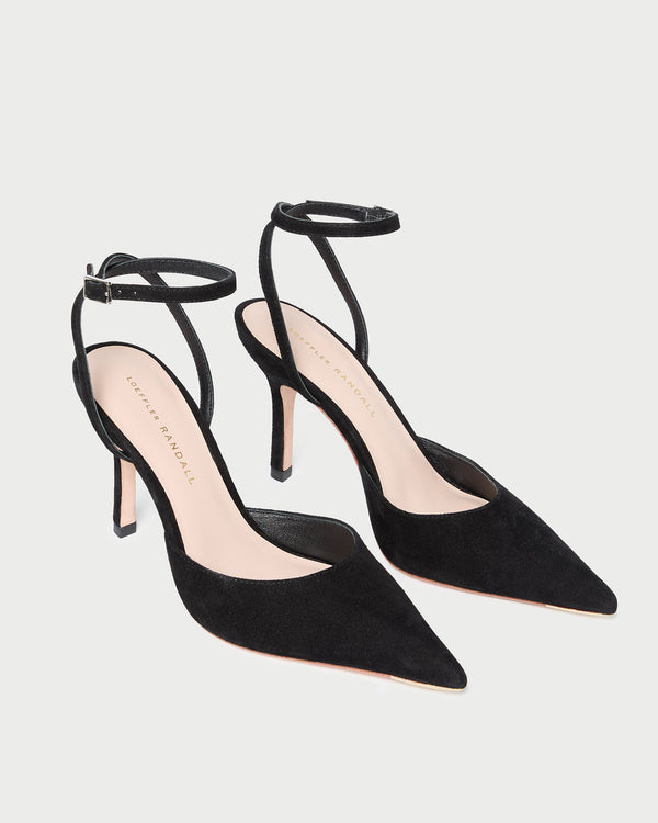 Loeffler Randall Jaden Black Suede Pump