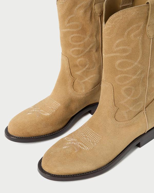 Loeffler Randall Jett Sand Suede Calf Boot