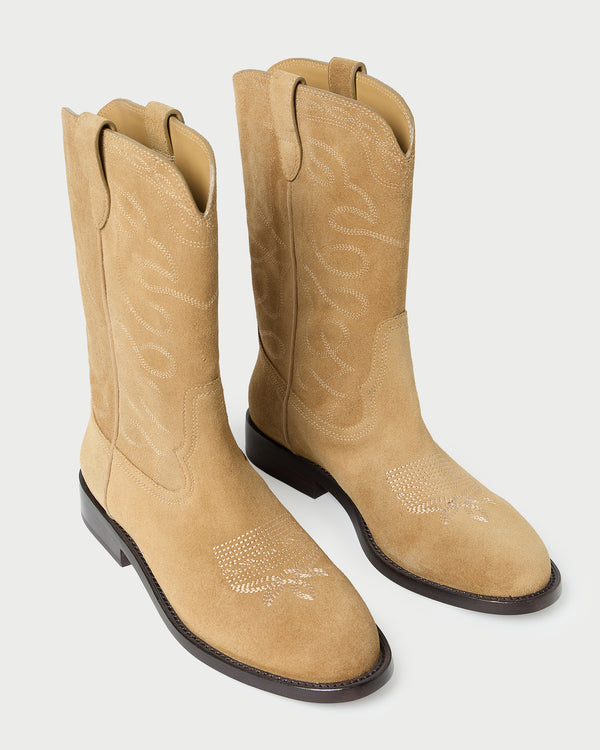 Loeffler Randall Jett Sand Suede Calf Boot