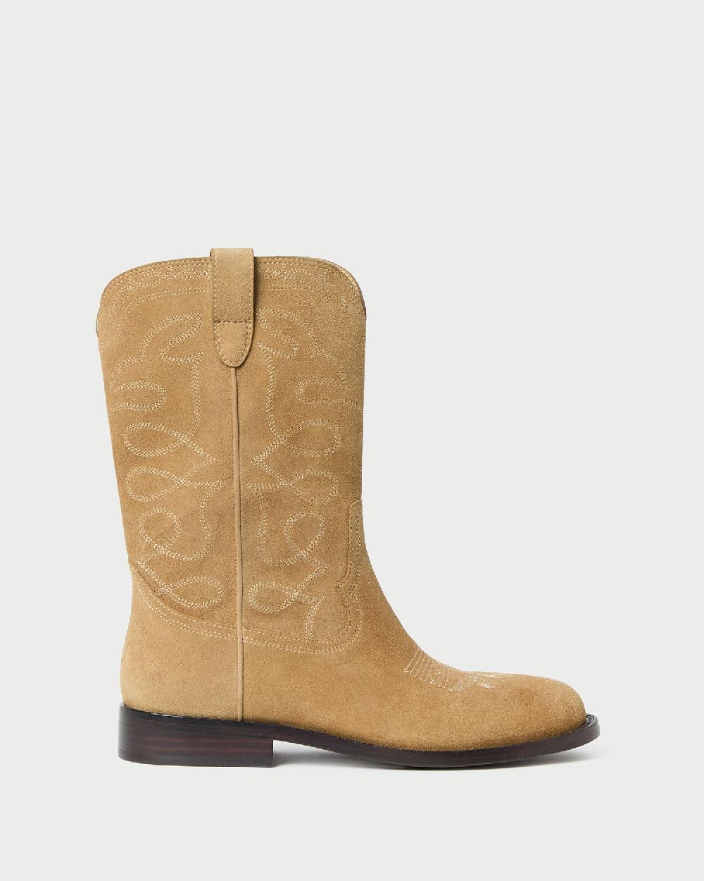 loeffler randall Jett Sand Suede Calf Boot