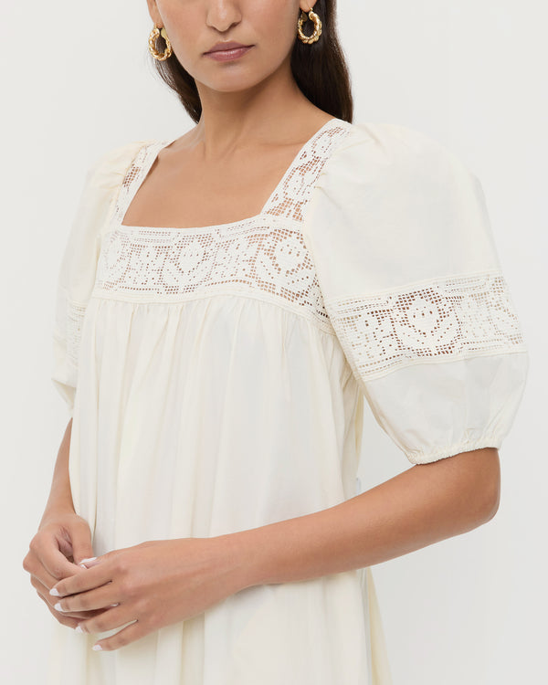 Loeffler Randall Jo Puff−Sleeve Dress