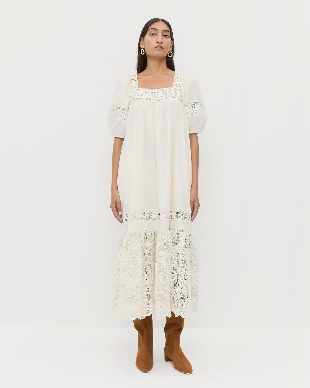 loeffler randall Jo Puff−Sleeve Dress