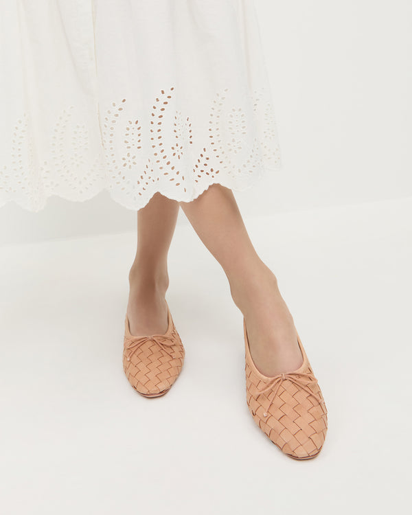 Loeffler Randall Landry Honey Woven Ballet Flat