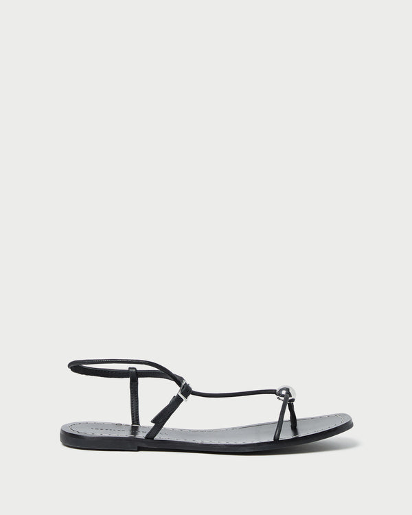 Loeffler Randall Lara Black Leather Sandal