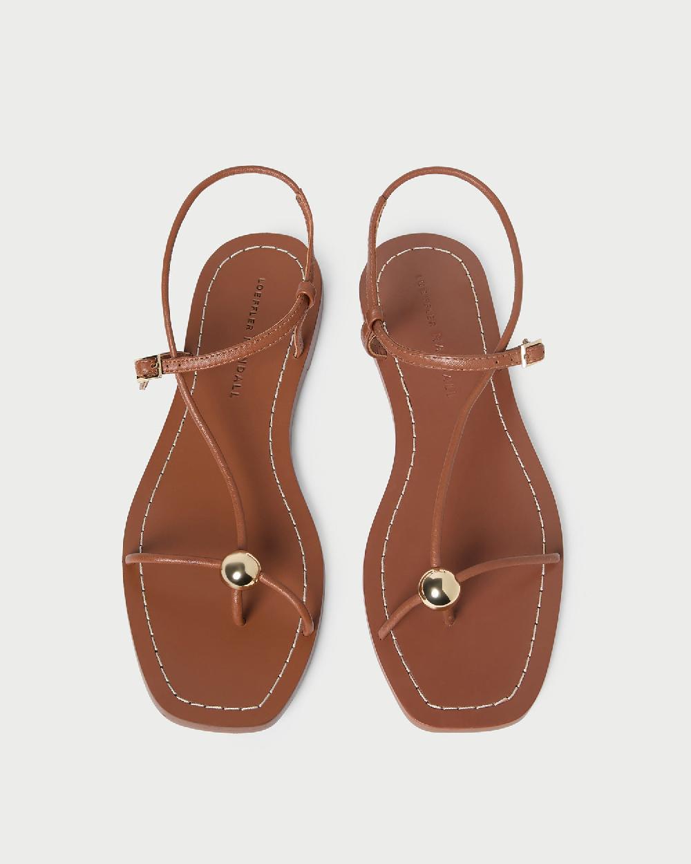 loeffler randall Lara Timber Leather Sandal