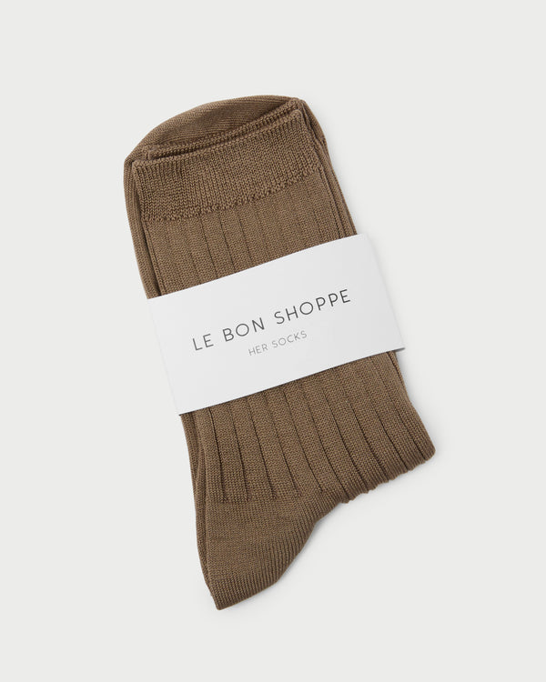 Loeffler Randall Le Bon Shoppe Tan Trouser Sock