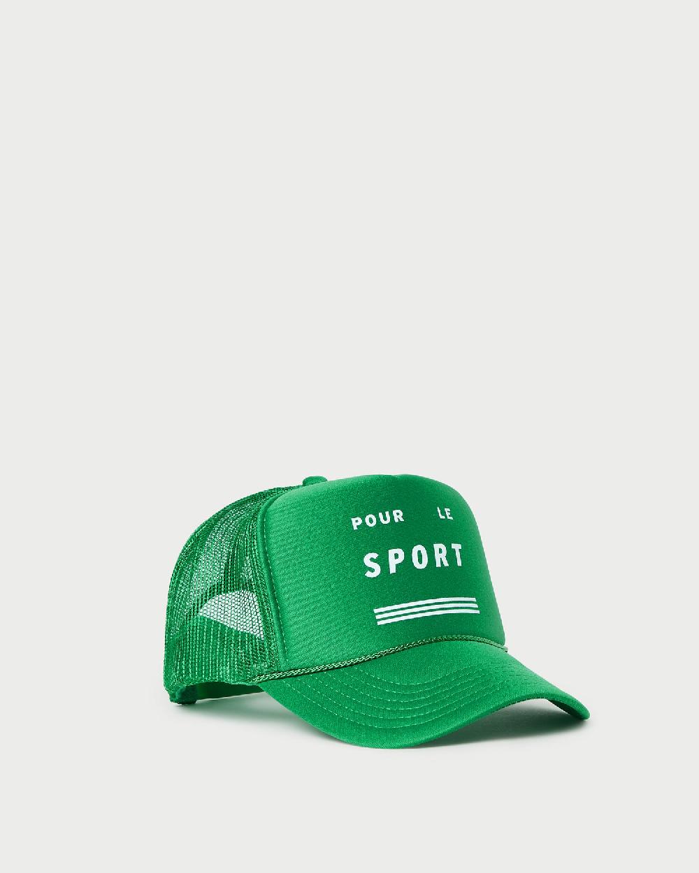 loeffler randall Lee Green Trucker Hat