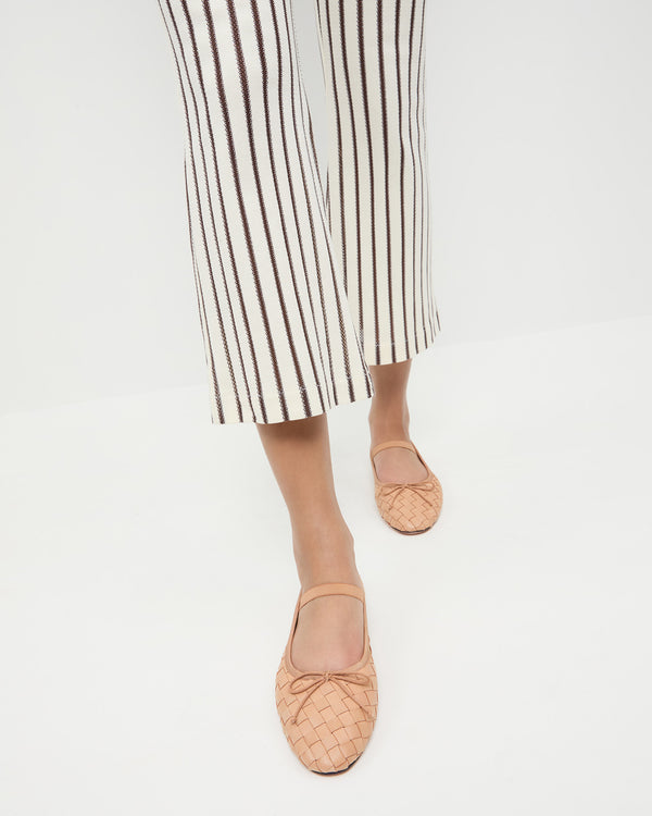 Loeffler Randall Leonie Honey Woven Ballet Flat