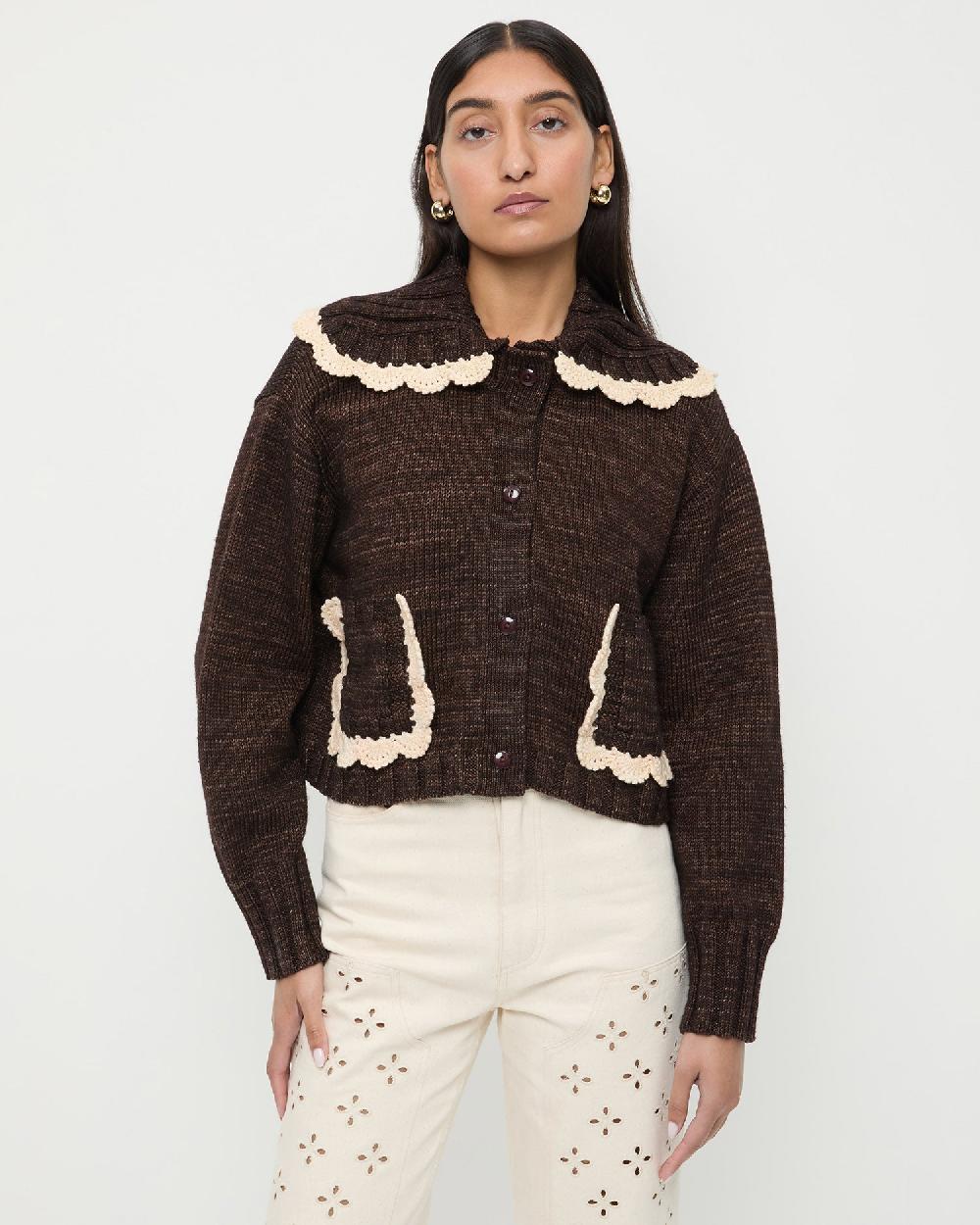 loeffler randall Lo Cardigan