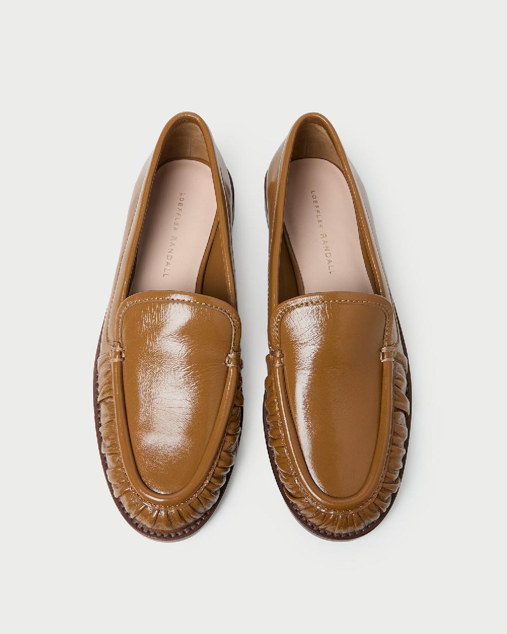 loeffler randall Lucille Safari Leather Loafer