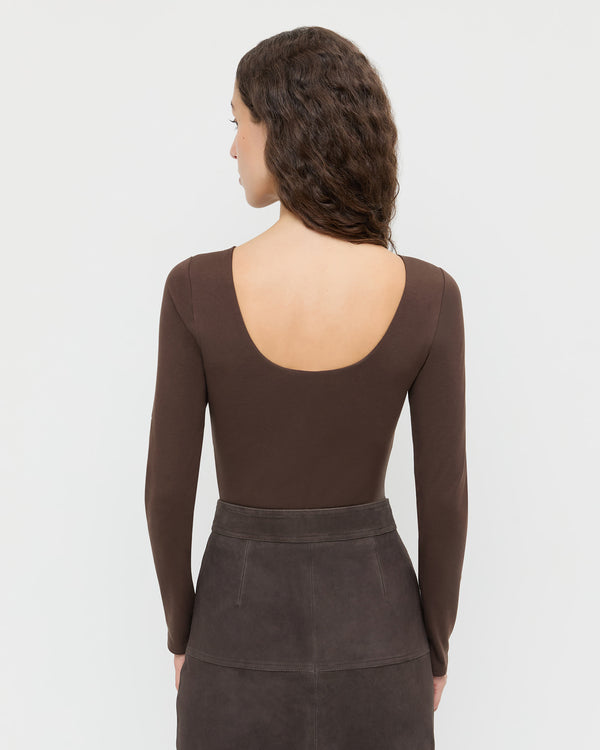 Loeffler Randall Lumi Long−Sleeve Bodysuit