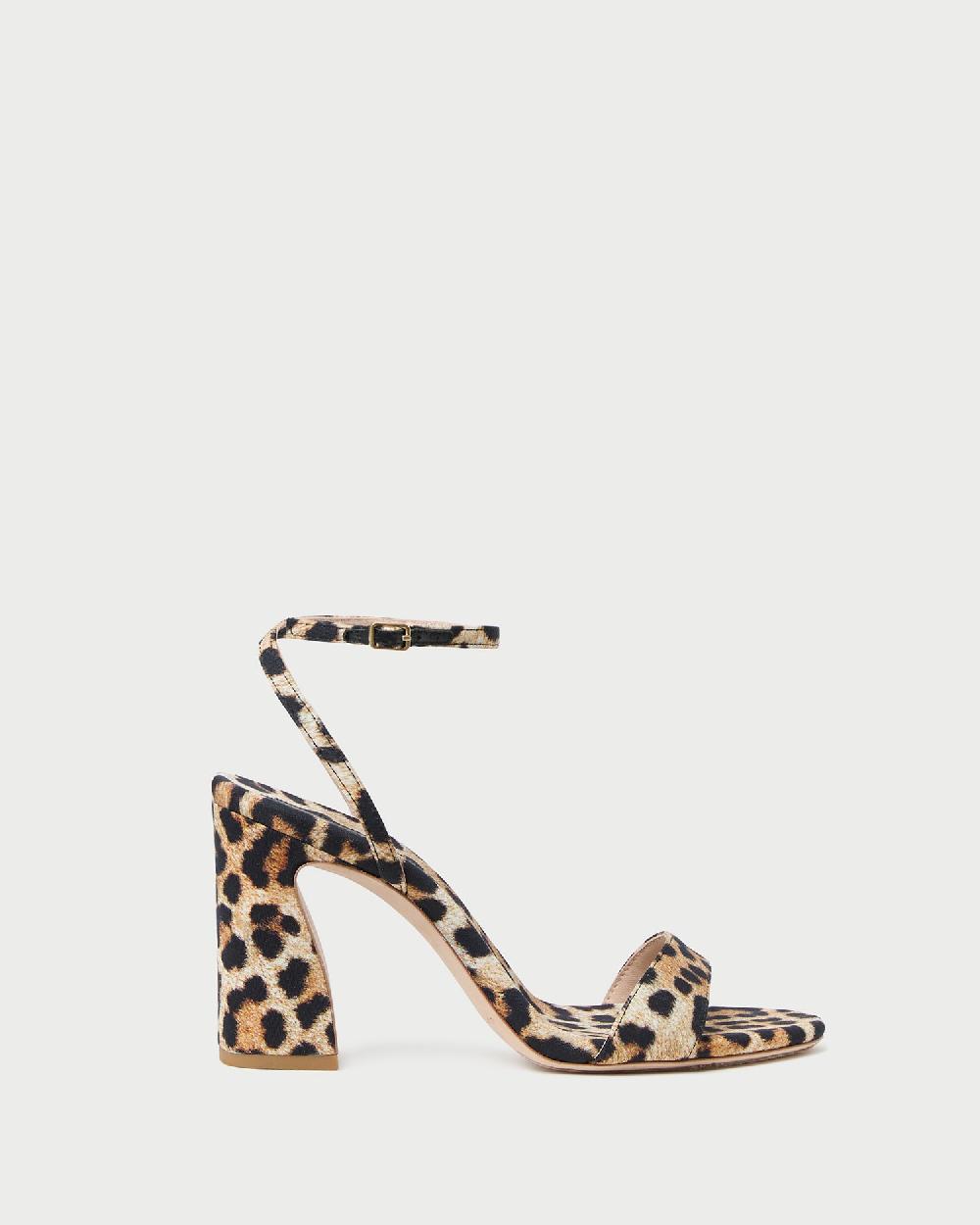 loeffler randall Malia Leopard Curved−Heel Sandal