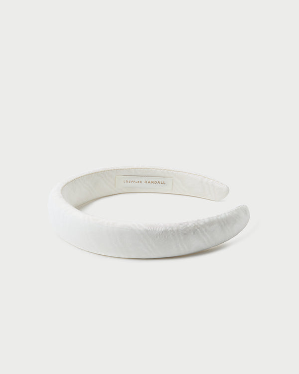 Loeffler Randall Marina Cream Puffy Headband